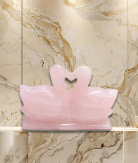 Swan of Rose Quarz